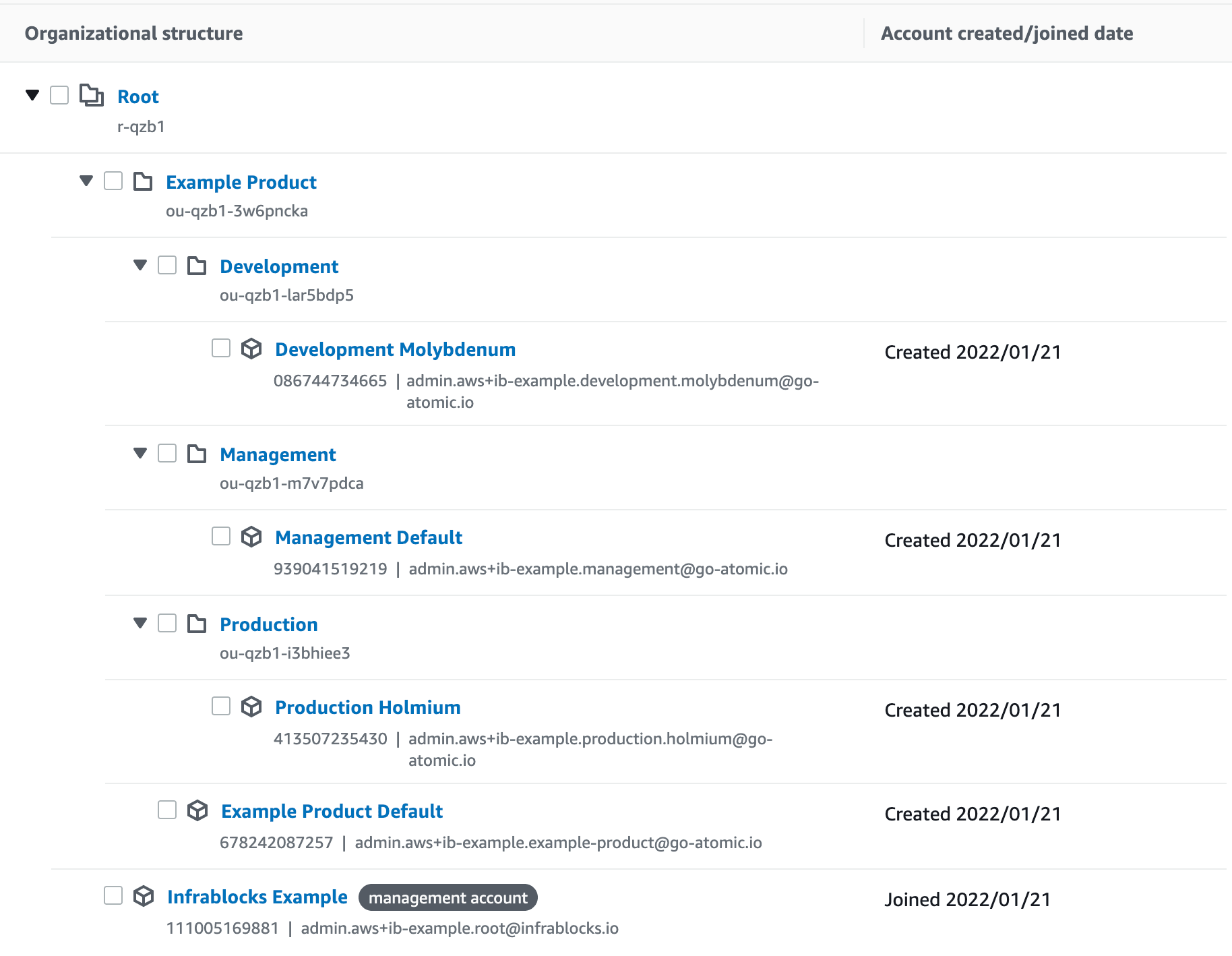 Organisational structure